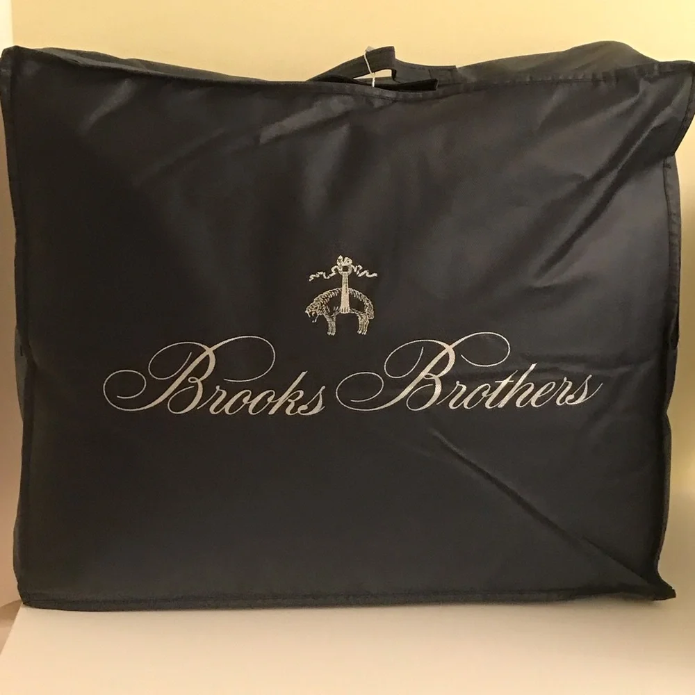 Brand New Brooks Brothers Turkish Cotton Comforter, Queen